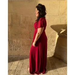 ROBE ANNAÏG PULPEUSE-BORDEAUX