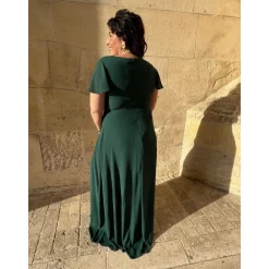 ROBE ANNAÏG PULPEUSE-VERT