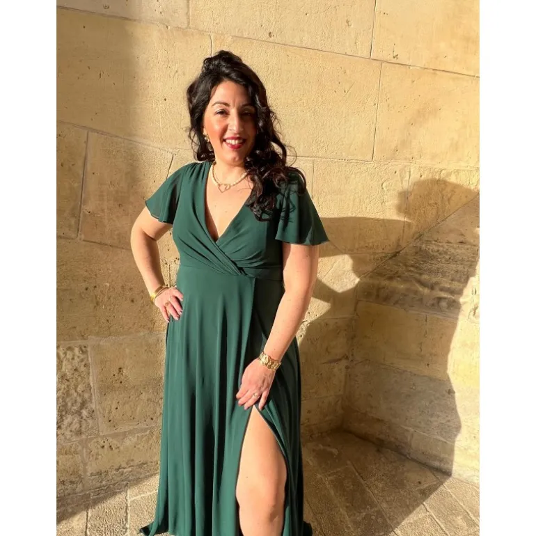 ROBE ANNAÏG PULPEUSE-VERT