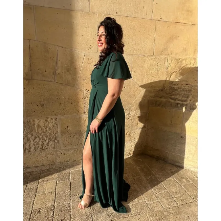 ROBE ANNAÏG PULPEUSE-VERT