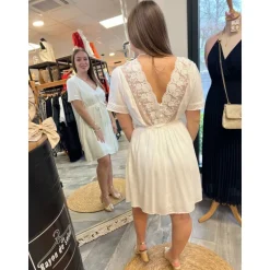 ROBE DANIELA - BLANC
