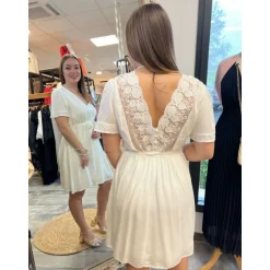 ROBE DANIELA - BLANC