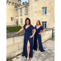 ROBE DELTA- BLEU MARINE