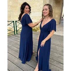 ROBE DELTA- BLEU MARINE