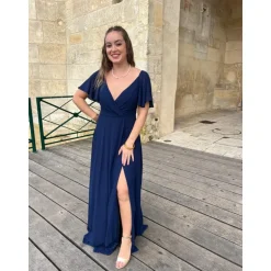ROBE DELTA- BLEU MARINE