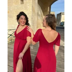 ROBE DELTA- BORDEAUX