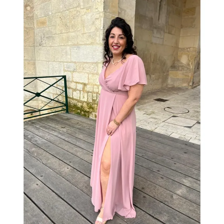 ROBE DELTA- ROSE