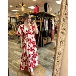 ROBE ISIDORA - ROUGE
