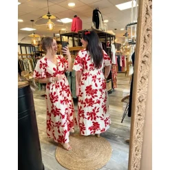 ROBE ISIDORA - ROUGE