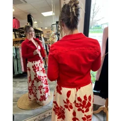 ROBE ISIDORA - ROUGE
