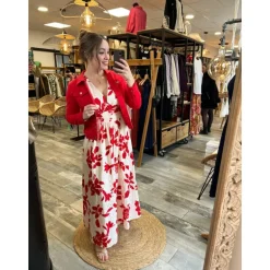 ROBE ISIDORA - ROUGE