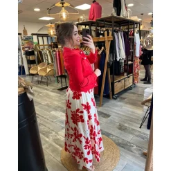 ROBE ISIDORA - ROUGE