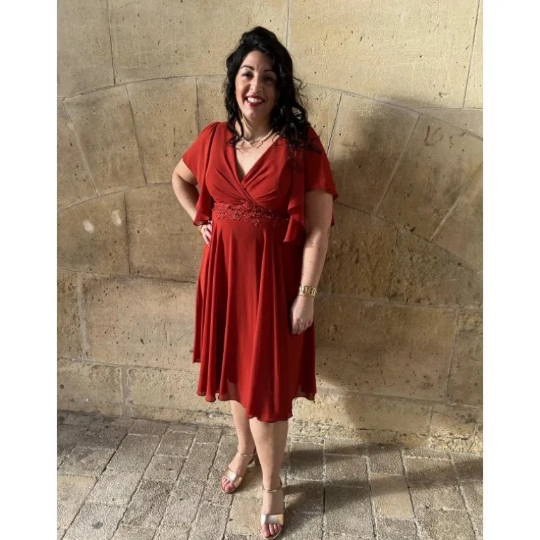 ROBE KAYLINE- TERRACOTTA