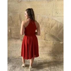 ROBE KYRIA- TERRACOTTA