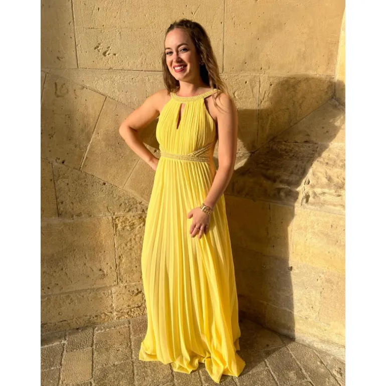 ROBE MACHA- JAUNE