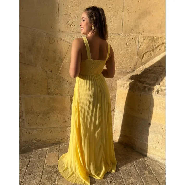 ROBE MACHA- JAUNE