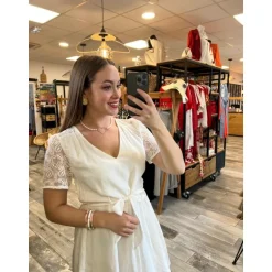 ROBE MAHÉ - BLANC
