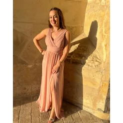 ROBE MANOE - VIEUX ROSE
