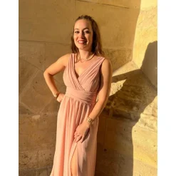 ROBE MANOE - VIEUX ROSE
