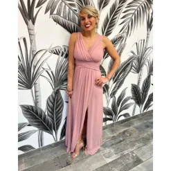 ROBE MANOE - VIEUX ROSE