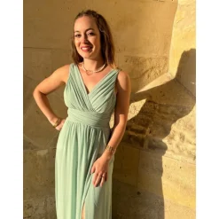 ROBE MANOE- VERT SAUGE