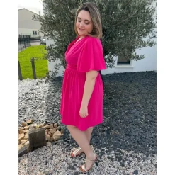 ROBE MARLENE PULPEUSE - FUSHIA