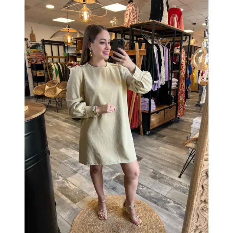 ROBE MATHILDE - BEIGE