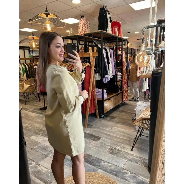 ROBE MATHILDE - BEIGE