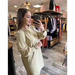 ROBE MATHILDE - BEIGE