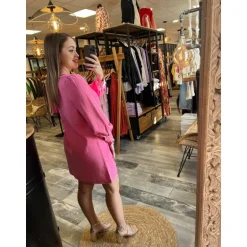 ROBE MATHILDE - FUSHIA
