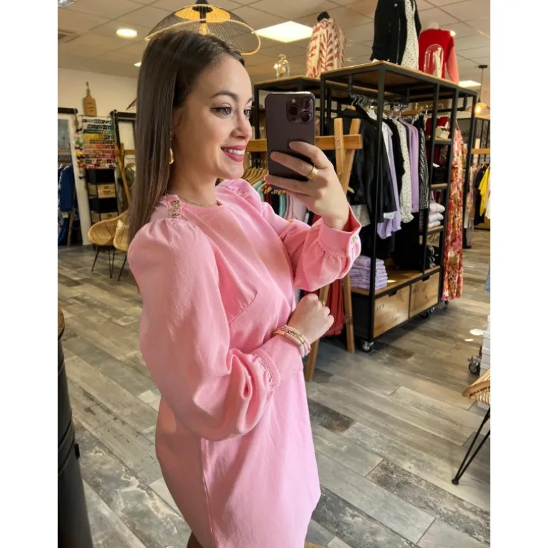 ROBE MATHILDE - ROSE