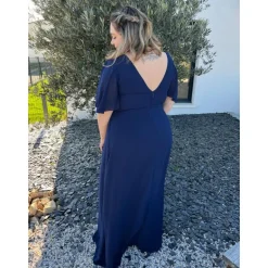 ROBE PAOLINE PULPEUSE - MARINE