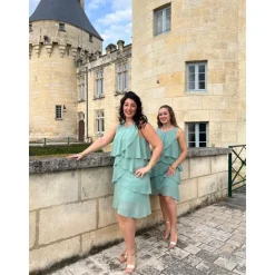 ROBE SALONI- VERT SAUGE