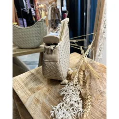 SAC LOUVE - TAUPE