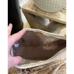SAC LOUVE - TAUPE