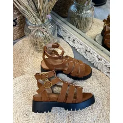 SANDALES IDISS - CAMEL