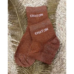 SOCQUETTES CHATON - ROUILLE