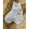 SOCQUETTES COEUR - GRIS