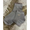 SOCQUETTES COEUR - TAUPE