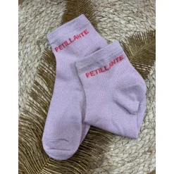SOCQUETTES PETILLANTE - ROSE