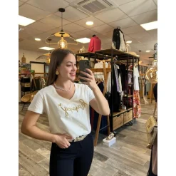 TEE SHIRT HAPPY - DORÉ
