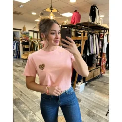 TEE SHIRT KEREN - ROSE