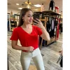 TEE SHIRT OMBELINE - ROUGE
