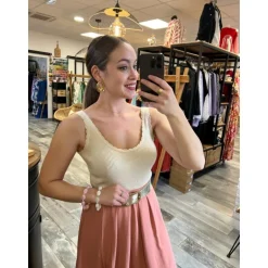 TOP ESTELLE - BEIGE