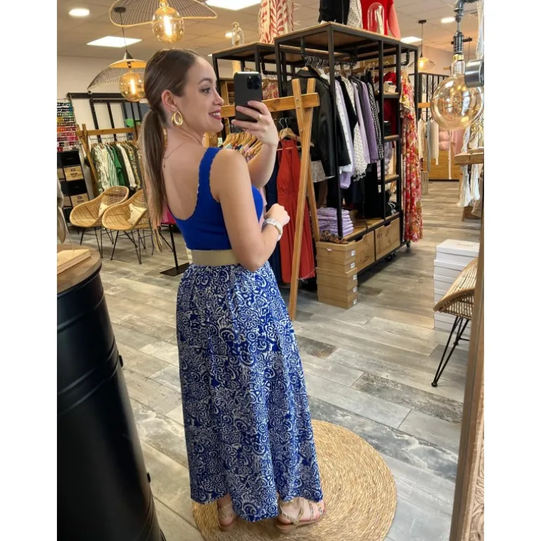 TOP ESTELLE - BLEU