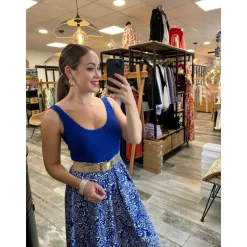 TOP ESTELLE - BLEU