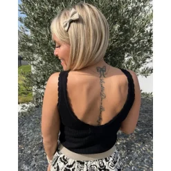 TOP ESTELLE - NOIR