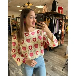 TOP MAELYNE - ROSE