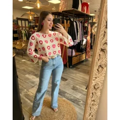 TOP MAELYNE - ROSE