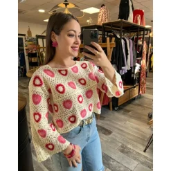 TOP MAELYNE - ROSE